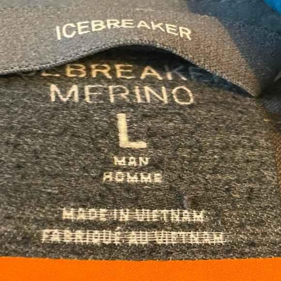 Men's Light Blue Icebreaker Jacket Size L - Picture 5 of 6